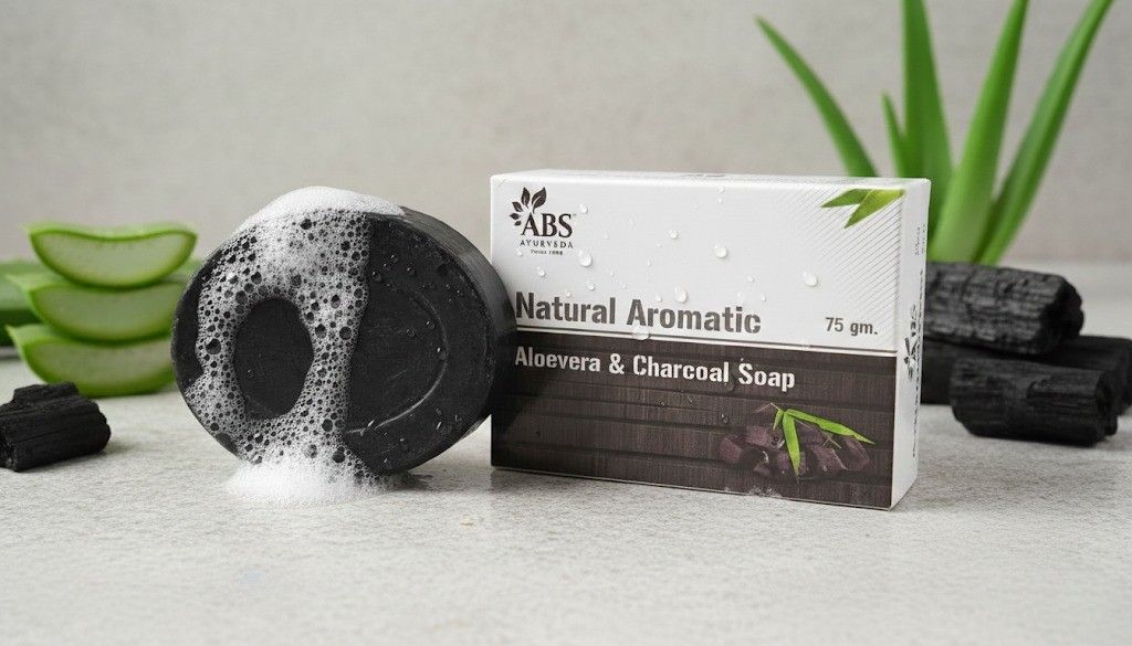 Natural Aromatic Aloevera & Charcoal Soap