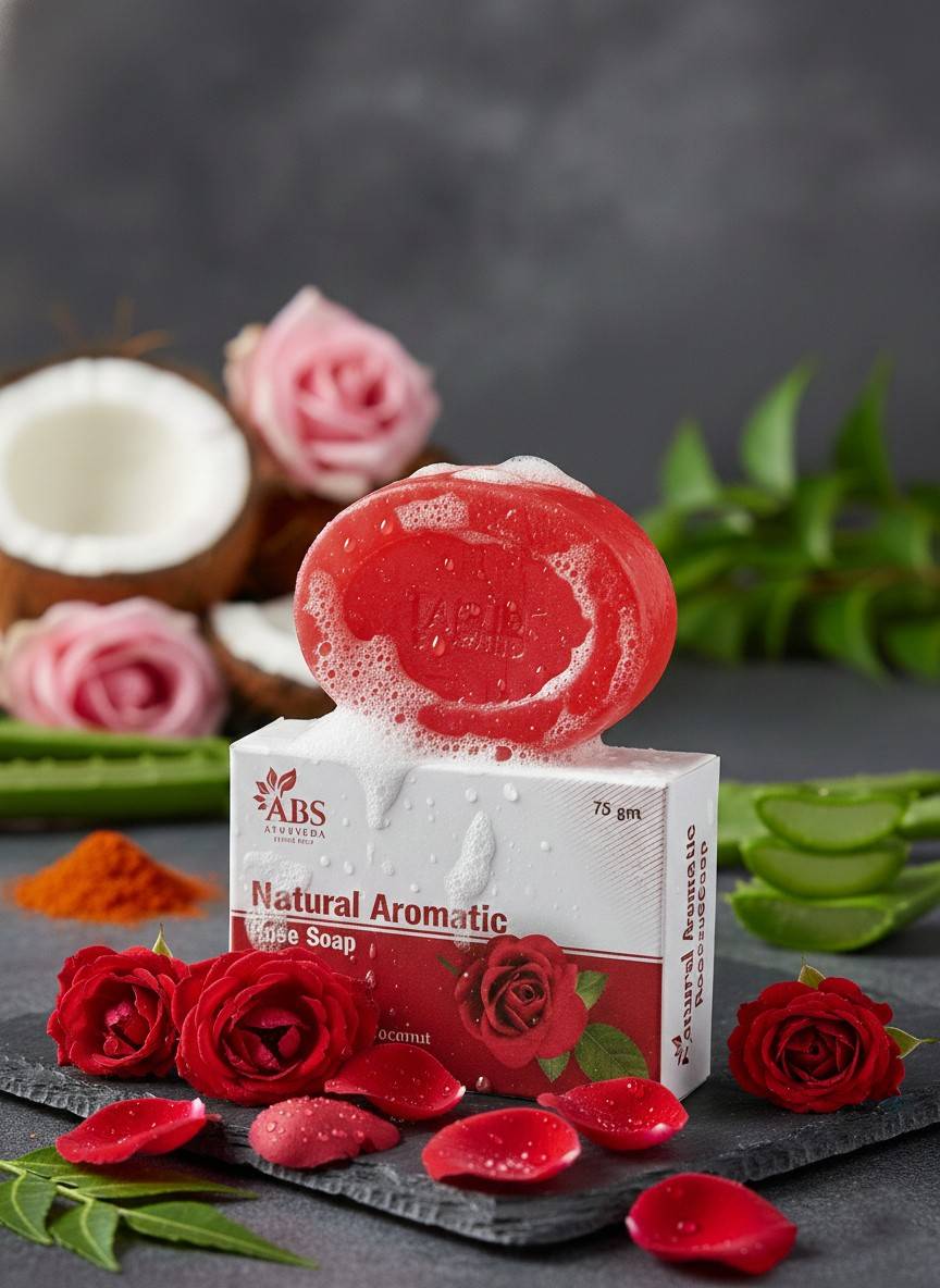 Natural Aromatic Rose Soap